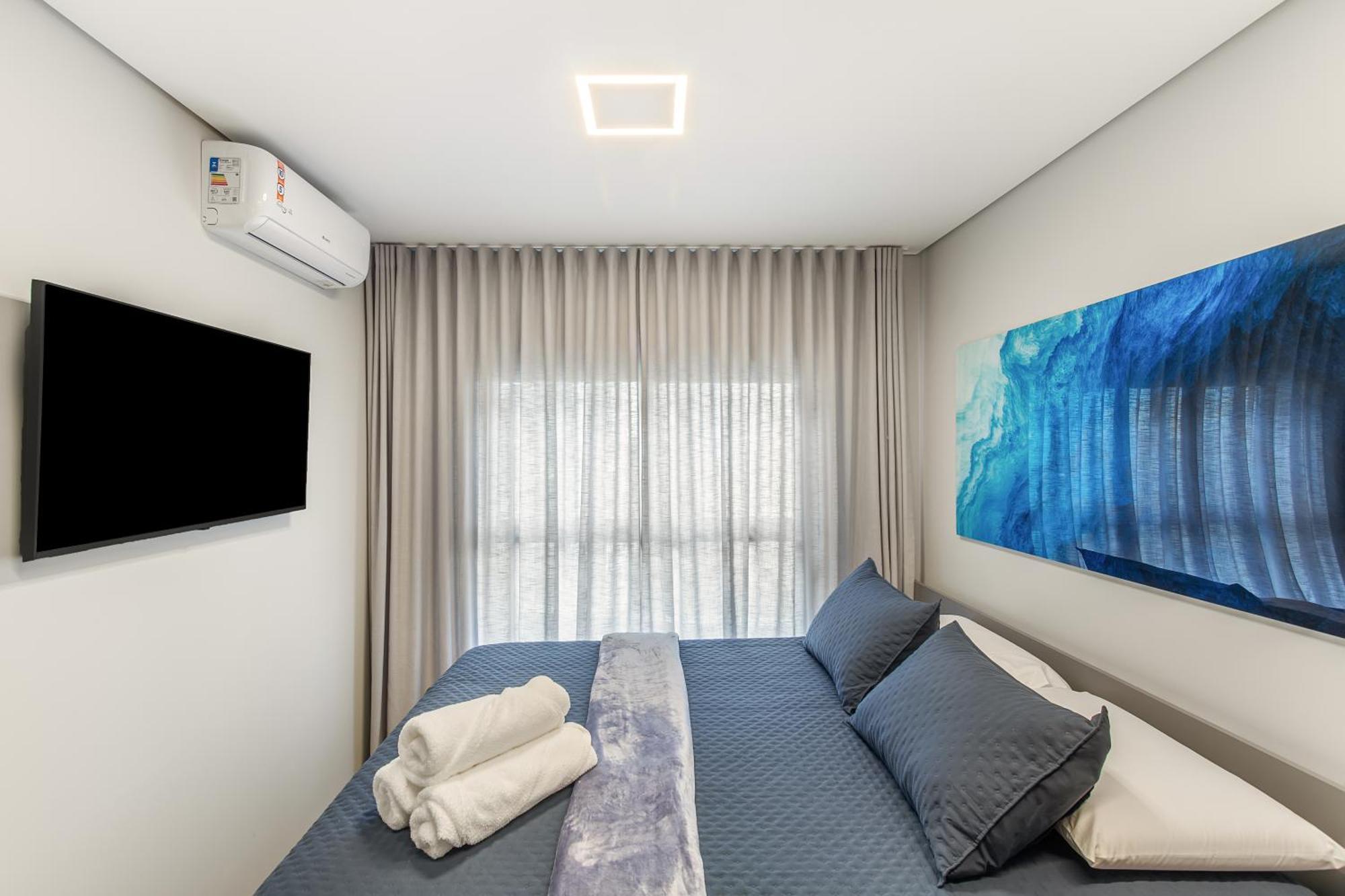 Apartamento Fantastico Apto Luxo 50m2 Com Vaga De Garagem